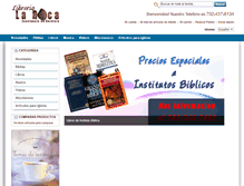 Tablet Screenshot of librerialaroca.net